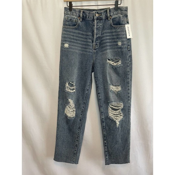PacSun Denim - New With Tags Pac Sun High Rise Straight Leg Distressed Jeans Women's Size 28